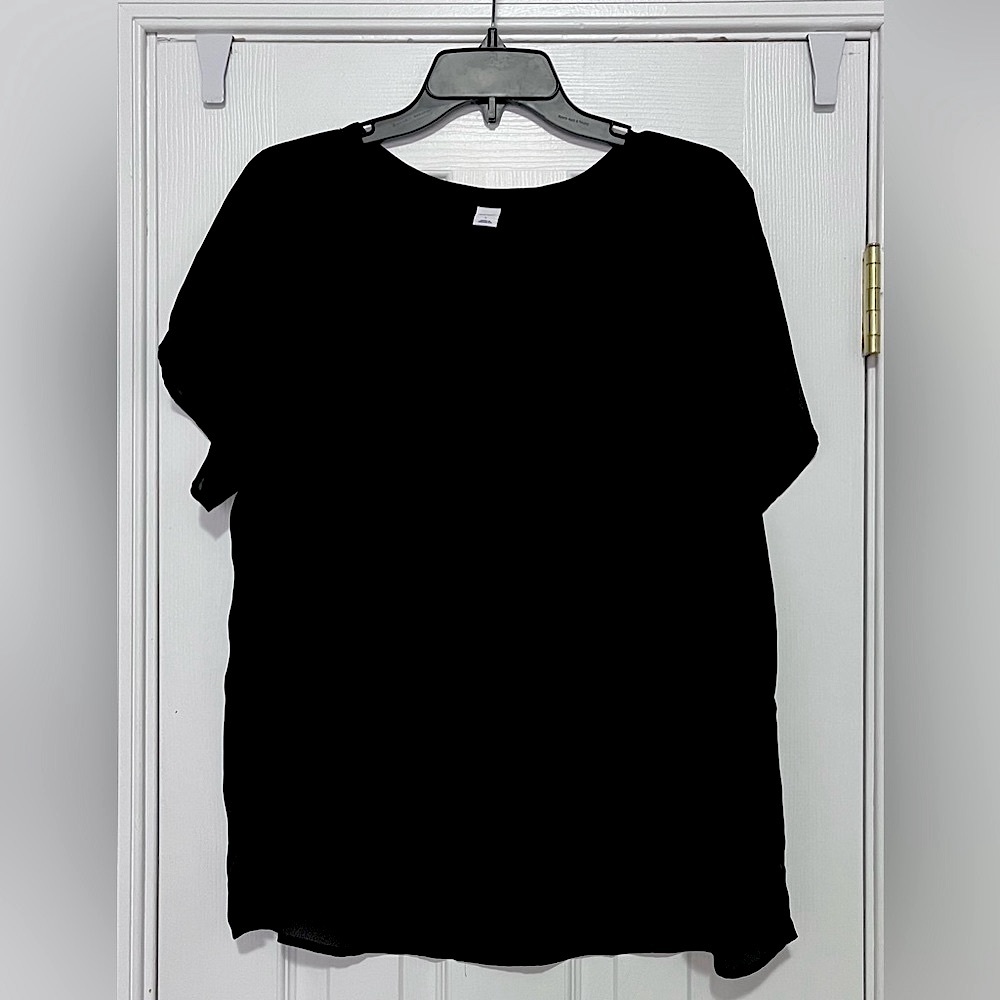 Sheer Black Blouse